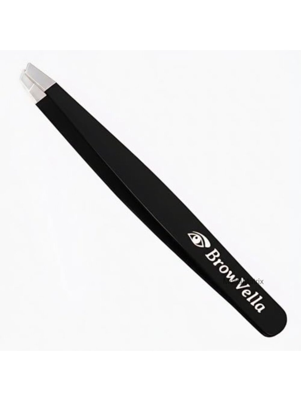 Slant Tip Precision Eyebrow Tweezers Stainless Steel